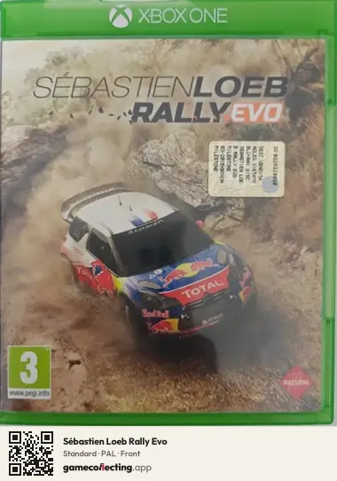 Sébastien Loeb Rally Evo Xbox One, PAL box front
