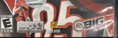 NFL Street 3, the ESRB box on its front