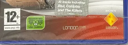 SingStar Rocks!, the PEGI square on its front