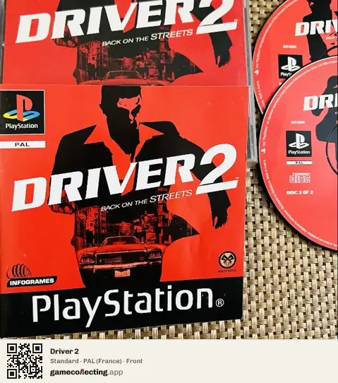 Driver 2 PlayStation, France box front