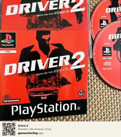 Driver 2 PlayStation, France box front