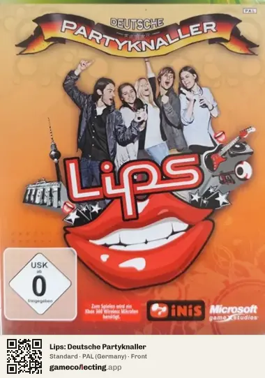 Lips: Deutsche Partyknaller Xbox 360, Germany box front