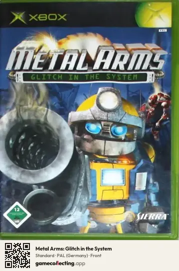 Metal Arms: Glitch in the System Xbox, Germany box front