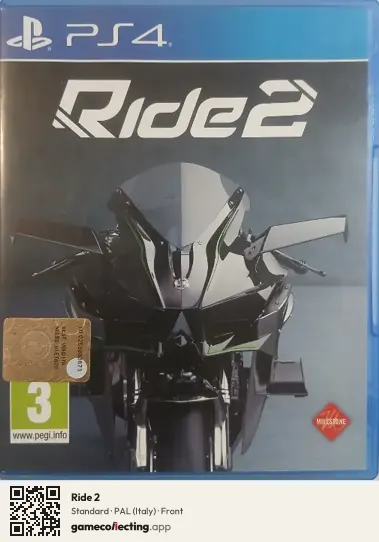 Ride 2 PlayStation 4, Italy box front