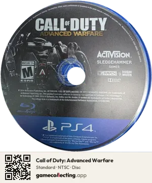 Call of Duty: Advanced Warfare PlayStation 4, NTSC disc