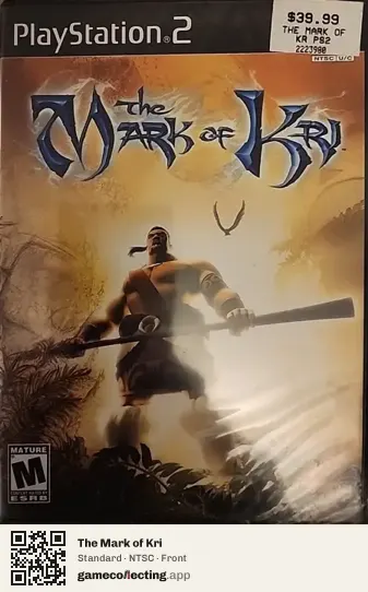 The Mark of Kri PlayStation 2, NTSC box front