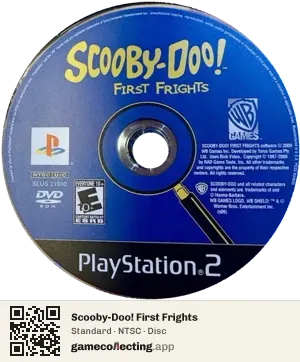 Scooby-Doo! First Frights PlayStation 2, NTSC disc