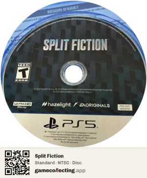 Split Fiction PlayStation 5, NTSC disc