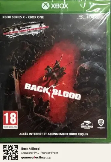Back 4 Blood Xbox Series X, France box front