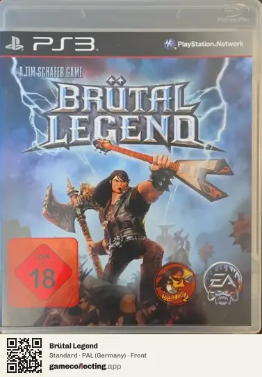 Brütal Legend PlayStation 3, Germany box front