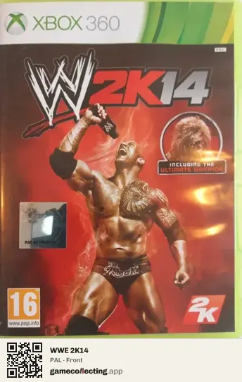 WWE 2K14 Xbox 360, PAL box front
