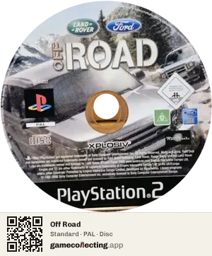 Off Road PlayStation 2, PAL disc