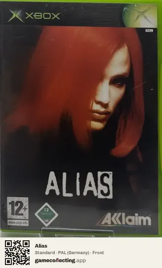 Alias Xbox, Germany box front