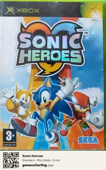 Sonic Heroes Xbox, Italy box front