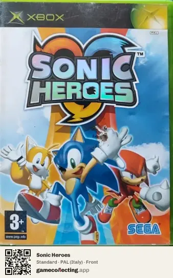 Sonic Heroes Xbox, Italy box front