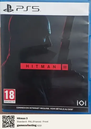 Hitman 3 PlayStation 5, France box front