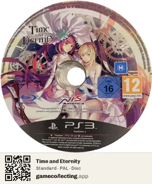 Time and Eternity PlayStation 3, PAL disc
