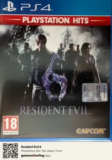Resident Evil 6 PlayStation 4, Italy box front