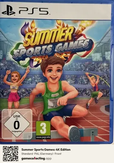 Summer Sports Games: 4K Edition PlayStation 5, Germany box front