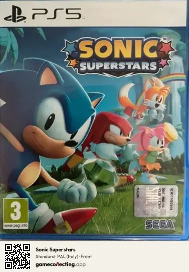 Sonic Superstars PlayStation 5, Italy box front