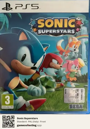Sonic Superstars PlayStation 5, Italy box front