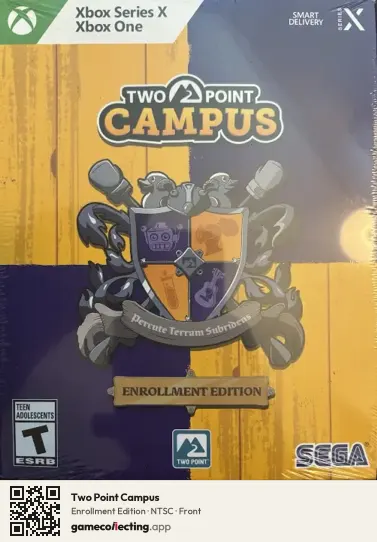 Two Point Campus Xbox Series X, NTSC box front