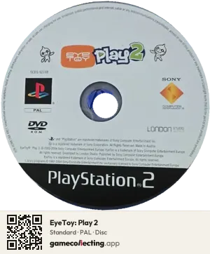 EyeToy: Play 2 PlayStation 2, PAL disc