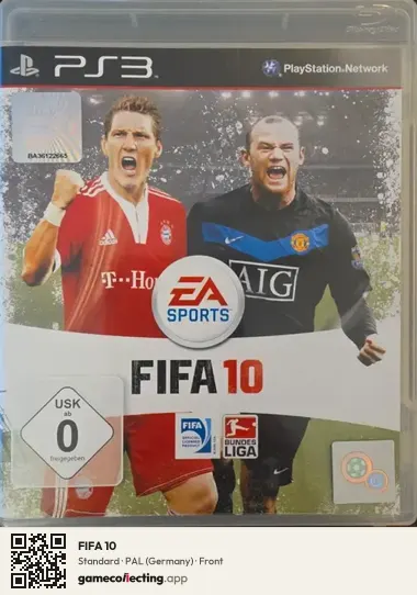 FIFA 10 PlayStation 3, Germany box front