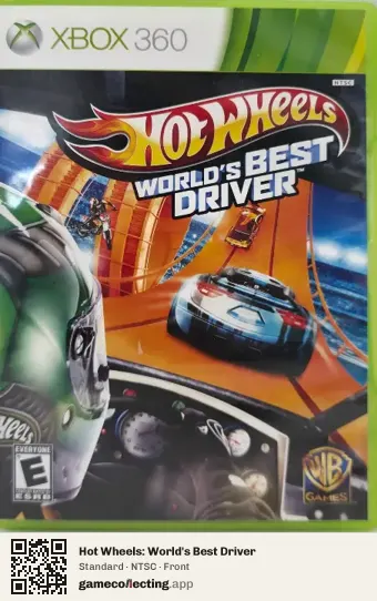 Hot Wheels: World's Best Driver Xbox 360, NTSC box front