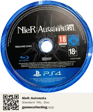 NieR: Automata PlayStation 4, PAL disc