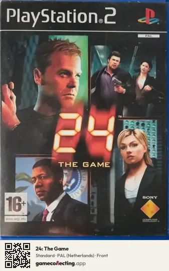 24: The Game PlayStation 2, Netherlands box front
