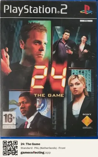 24: The Game PlayStation 2, Netherlands box front
