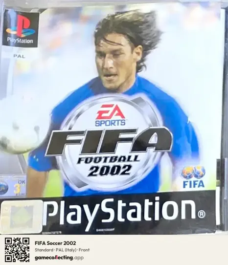 FIFA Soccer 2002 PlayStation, Italy box front