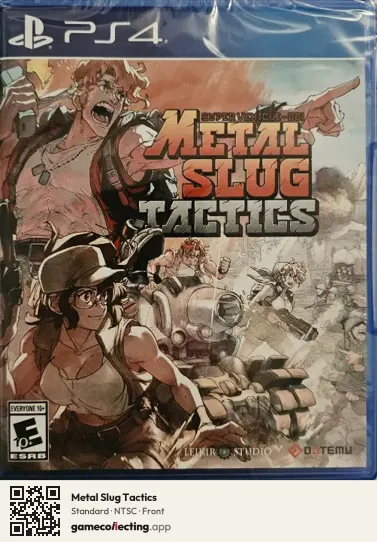 Metal Slug Tactics PlayStation 4, NTSC box front