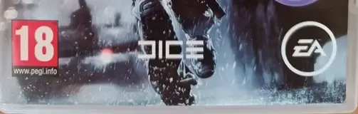 Battlefield 4, the PEGI square on its front