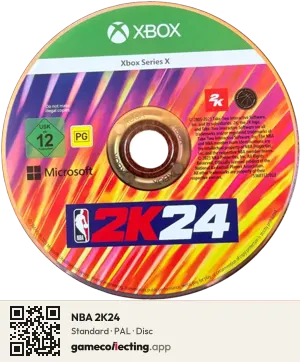 NBA 2K24 Xbox Series X, PAL disc