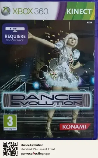 Dance Evolution Xbox 360, Spain box front