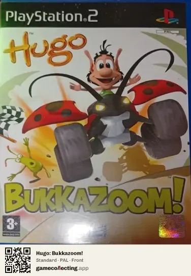 Hugo: Bukkazoom! PlayStation 2, PAL box front