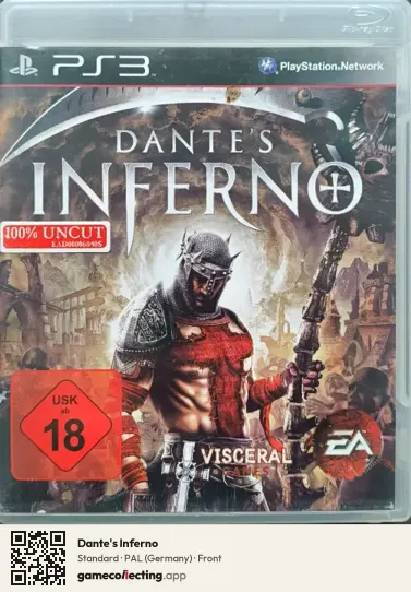 Dante's Inferno PlayStation 3, Germany box front