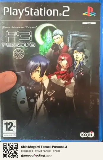 Shin Megami Tensei: Persona 3 PlayStation 2, France box front