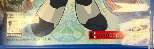 Mighty No. 9, the ESRB box on its front