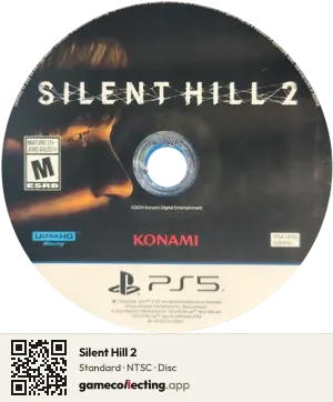 Silent Hill 2 PlayStation 5, NTSC disc