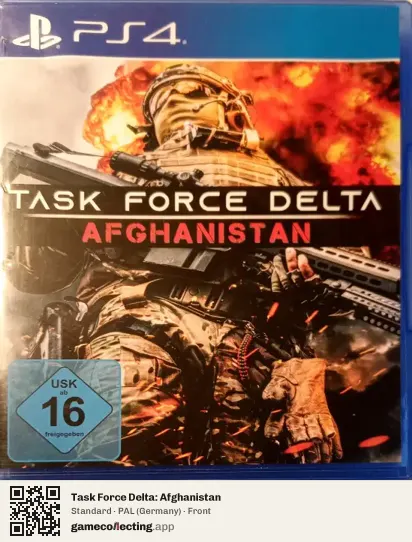 Task Force Delta: Afghanistan PlayStation 4, Germany box front