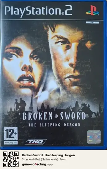 Broken Sword: The Sleeping Dragon PlayStation 2, Netherlands box front