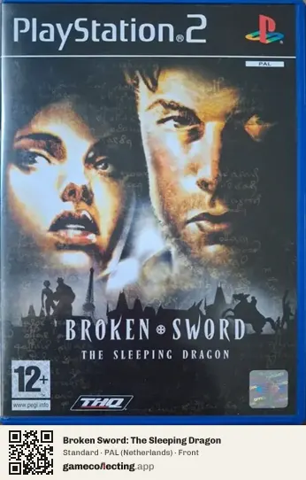 Broken Sword: The Sleeping Dragon PlayStation 2, Netherlands box front