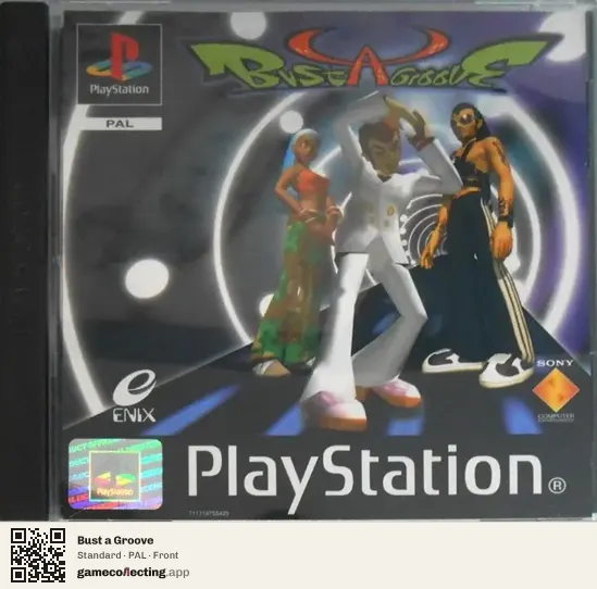 Bust a Groove PlayStation, PAL box front