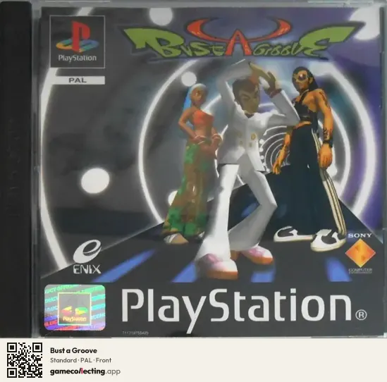 Bust a Groove PlayStation, PAL box front