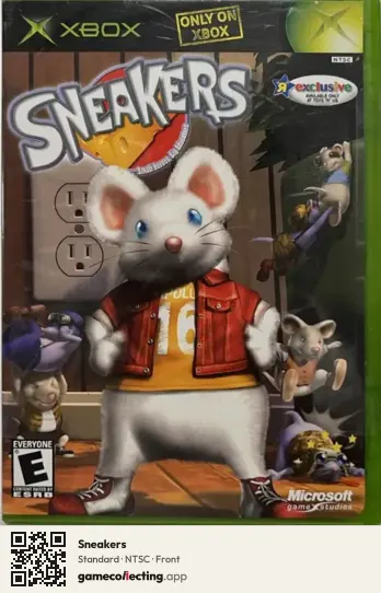 Sneakers Xbox, NTSC box front