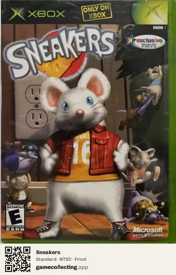 Sneakers Xbox, NTSC box front