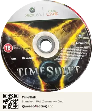 TimeShift Xbox 360, PAL disc